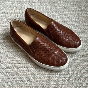 M Gemi Cerchio brown size 39.5 slip on woven sneaker